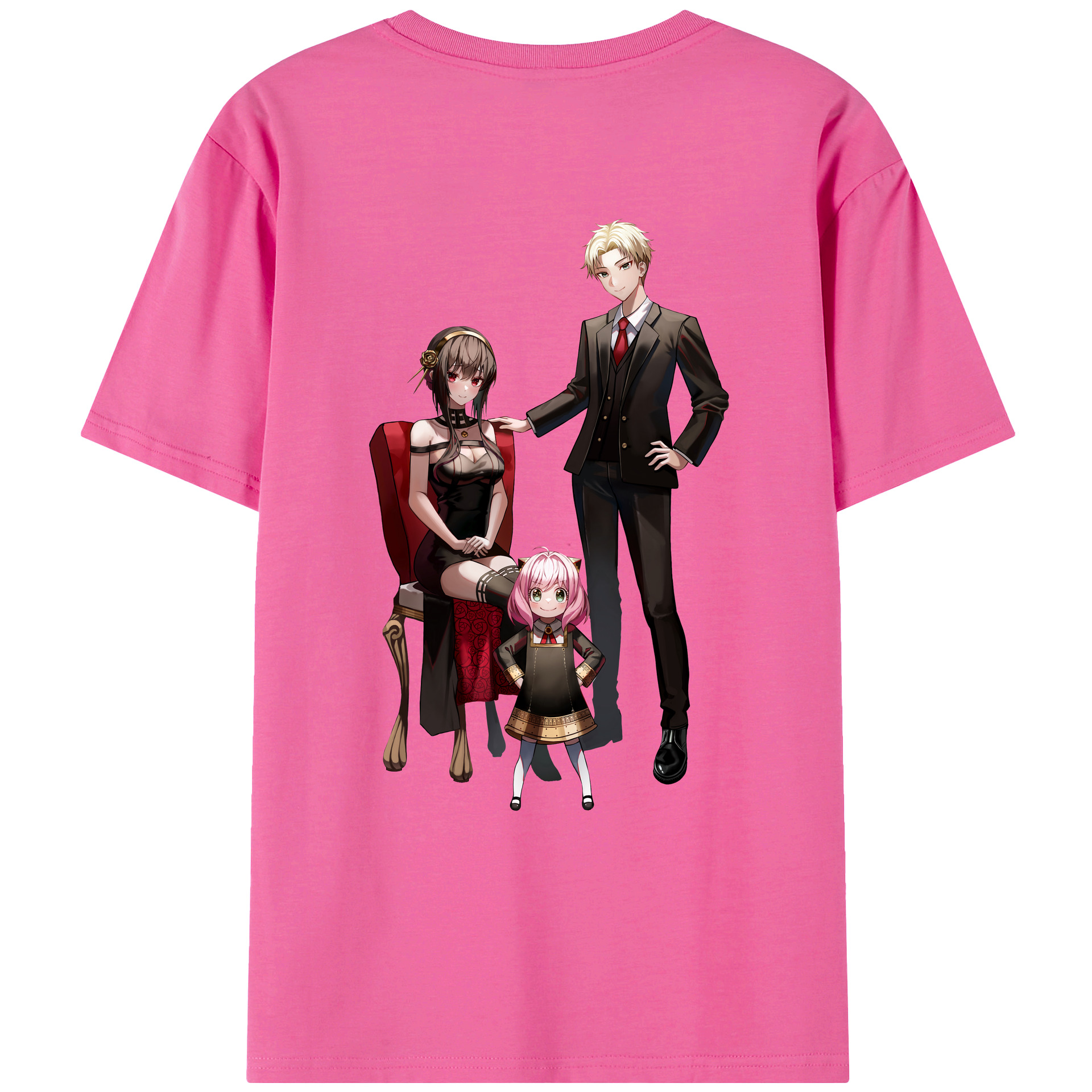 （画像用） SPY×FAMILY间谍家家酒 レディース半袖Tシャツ(バックプリント)